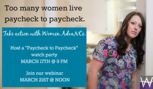 Paycheck to paycheck-- take action