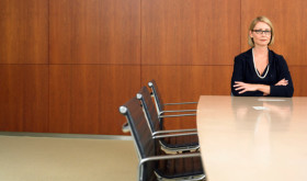 Woman in the board room