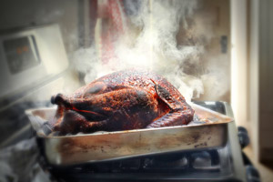 Burnt turkey